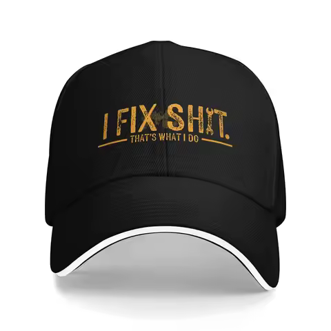 Summer Casual Baseball Cap I Fix Shit That's What I Do Funny Father Kpop Rock Hip Hop Hats For Coupl