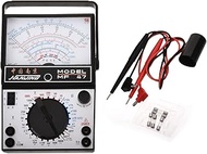 Fielect 1pcs Analog Multimeter, Ohm Volt Amp and Diode Voltage Tester Meter with Test Probe MF47