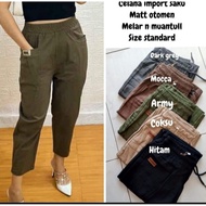 HARUKA PANTS Wanita / LONG PANTS Wanita / HARUKA PANTS STRETCH OTOMEN