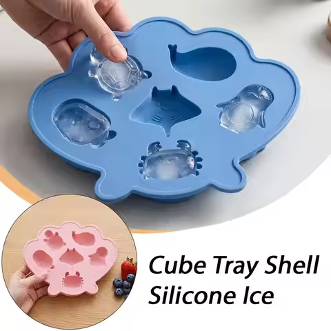 Silicone Ice Cube Mold Ocean Animal Shaped Fun Sea Creature Ice Tray For Party Marine Creature Shape