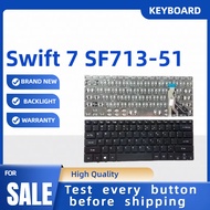 laptop Keyboard For Acer Swift 7 SF713-51 SF714-51 SF714-52 SP714-51 SF713-51-M51W Latin Fit Spain L