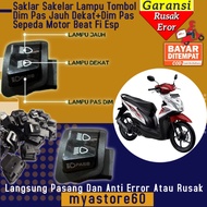 Dim Beam Light Switch 3 Features Far Near Dim Beam High Low Dim 4 Pin Motorcycle HONDA Scoopy Esp