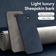 Case Samsung Galaxy Note 20 10 A7 J8 2018 J7 Core J6 J5 J4 J2 Prime Plus Sheepskin Leather Soft Phone Case