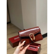 Encore Red Dionysus Mini Dionysus Dionysus Tiger Head Buckle Crossbody Shoulder Bag Chain Bag Women'