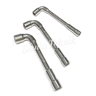 Double Sock L-Shaped Socket Wrench 8, 10, 12 mm Facom 2 Way Socket Wrench 6 PT Socket Wrench Model L