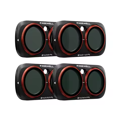 Freewell 4 Pack Quick Swap Filter Kit, ND, ND/PL, Glow Mist 1/4, CPL and LPR Filters, for Insta360 L