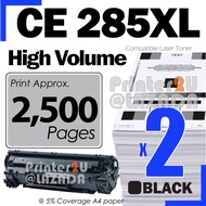 2x Compatible to HP CE285A 85A CE285 285A 285 Laserjet P1002 P1003 P1004 P1005 P1006 P1007 P1008 P10