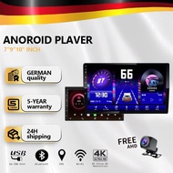 Double cooling fancar android player 7 9 10 inch (4GB RAM+64GB) player android Quad Core Car Multime