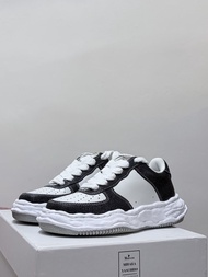 MMY Maison Mihara Yasuhiro 黑色白色拼接波鞋