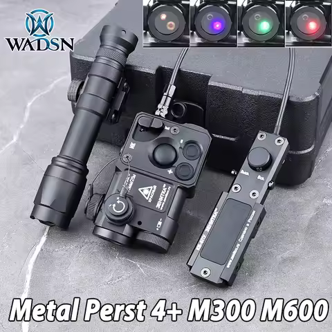 Tactical Zenitco Perst 4 Red Green Dot Pointer Sight IR Aiming Laser Surefi M300 M600 Airsoft Weapon