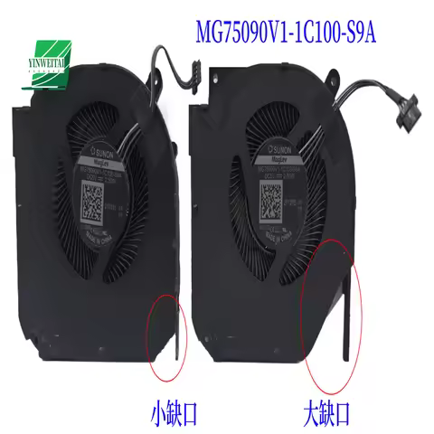 FAN FOR MECHREVO Z2 Z3 PRO AirAIR-S pro3 RTX30 MG75090V1-1C100-S9A THER7GM7Z0-1411 1412 2911 GM7ZG0M