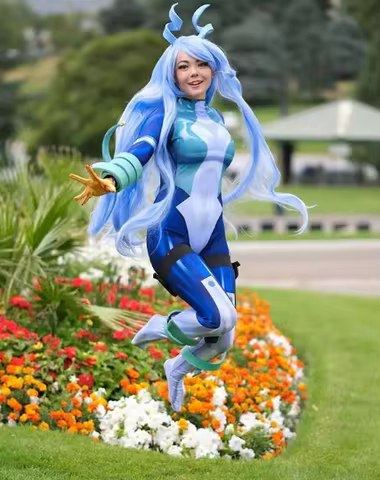 Halloween Anime My hero academia Nejire Hadou Cosplay Costumes Adults Zentai Suit
