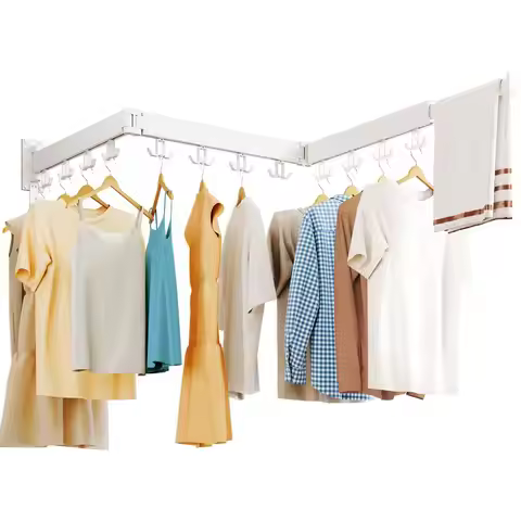 Rack Clothing Wall Mounted,Clothes Drying Rack,Laundry Drying Rack,Collapsible Dying Racks for Laund
