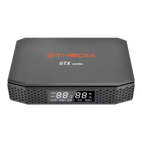 2026 Premium GTMEDIA GTX COMBO Android TV 4K 8K DVB-S2X/T2/C/ISDBT HDD Satellite Receiver Set Top Bo