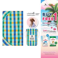 Dock(Dog)&Bay ผ้าเช็ดตัวสัตว์เลี้ยง สี Puppy Plaid