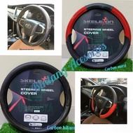 Sarung Stir Mobil AVANZA XENIA VELOZ 2019 2021 Motif Carbon