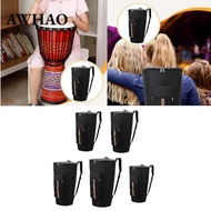 [AWHAO] African Drum Bag Portable Oxford Cloth Adjustable Shoulder Straps Djembe Bag