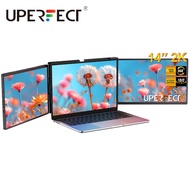 Uperfect Portable Monitor For Laptop Monitor Extender 14inch 2K IPS LCD Dual screen for laptop 8Bit