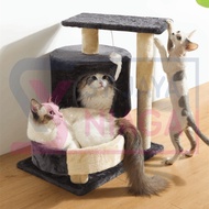 PALT Cat Tree House Condo Scratcher Tower Play Stand Climbing Bed Hammock Wood Toy Large Kucing Rumah Mainan Kayu 貓爬架树跳台