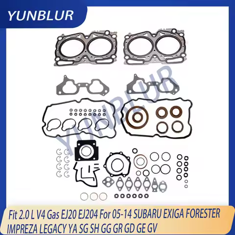 Engine Part Full Gasket Set Fit 2.0 L H4 Gas EJ20 EJ204 For 05-14 SUBARU EXIGA FORESTER IMPREZA LEGA