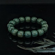 阿拉善純藍綠瑪瑙 13mm 手鍊