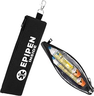 SUNMON EpiPen Carry Case Insulated, Travel Epipen Holder Bag with Carabiner, Outdoors Epipen Case fo