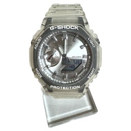 CASIO 卡西歐 G-SHOCK 半透明感金屬蒸鍍工藝雙顯電子錶 GA-2100BM-7A8DR 半透明色
