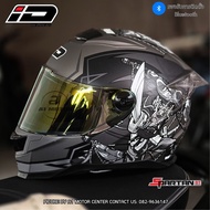 HIT! หมวกกันน็อคเต็มใบ ID รุ่น SPARTAN-BT นวมถอดซักได้ ฟรีถุงผ้า ID มาตรฐาน มอก. รองรับการติดตั้ง Bl