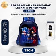 35cm Beg Sekolah Rendah Budak Perempuan Kalis Air Beg Sekolah Kartun Kids Primary School Bag Water R
