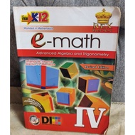 e-math IV / Grade 10 Advanced Algebra & Trigonometry (Used)