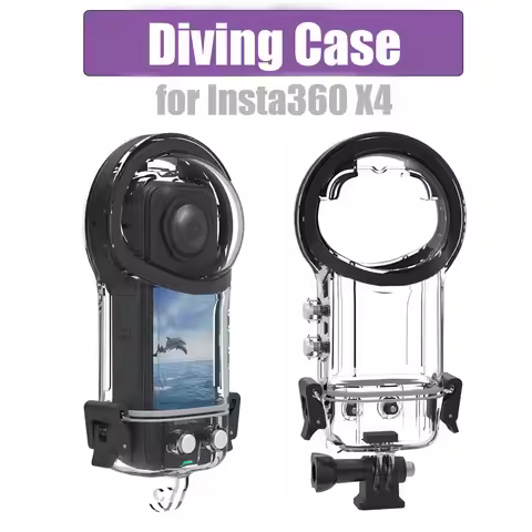 40M Waterproof Housing Case For Insta360 X4 Dive Case Underwater Water Shell for Insta360 X4 Sports 