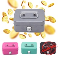 Creative Portable Money Bank Storage Box Small Storage Box With Key Change Box With Lock Money E7q1