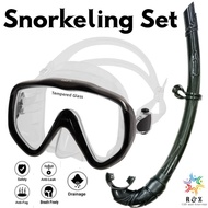 Professional Snorkeling Set / Diving Goggles Set / Anti-Fog Snorkeling Goggles / Underwater Swimming
