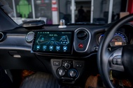 จอแอนดรอย ตรงรุ่น Alpha Coustic 10 นิ้ว สำหรับรถ Honda  Brio/Mobilio 2012-2015