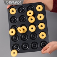 แม่พิมพ์เค้กโดนัทขนาดเล็กทำเอง20ช่องอุปกรณ์ทำขนมโดนัทแบบไม่ติดแม่พิมพ์ถาดขนมปังคัพเค้กสำหรับสำหรับอบ
