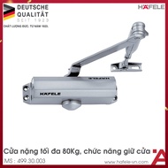 Hafele hydraulic door closer with 90 degree stop code 499.30.003
