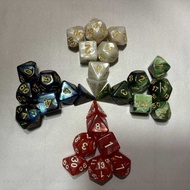 Multi-faceted Two-color Dice DND Dungeon and Dragon Dice D4D6D7