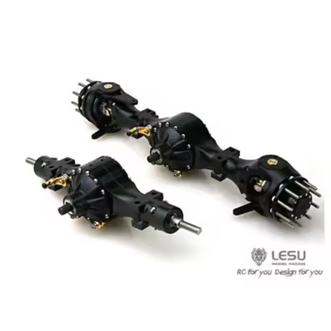 LESU 1/14 Front Rear Axle Differential Lock For RC 4X4 Tractor Truck Q9114 Tamiyaya Model Spare Part