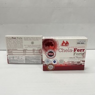 Chela Ferr Forte Acid Folic - bổ sung sắt cho bà bầu - bổ máu từ sắt hữu cơ- Viên sắt Chelaferr nhập