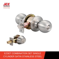 EZSET Combo Pack Keyed Entry Knob & Deadbolt EZ300CBBAUS32D
