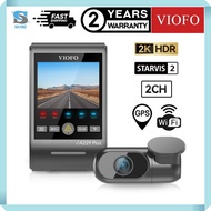 VIOFO A229 PLUS 2CH 2K FRONT + 2K REAR SONY STARVIS 2 HDR WIFI GPS DASH CAMERA