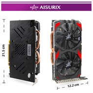 AISURIX การ์ดจอ RX580 8GB AMD Radeon GDDR5 256Bit การ์ดจอคอมพิวเตอร์ 2048SP ใหม่ การ์ดจอ VGA การ์ดจอ for pc gaming