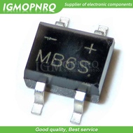 20pcs MB6S SOP-4 0.5A 600V Single Phases Diode Rectifier Bridge new