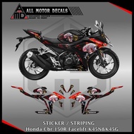 HONDA CBR 150R FACELIFT K45N & K45G ANIME MOTIF STICKER STRIPING / CBR150R K45N STICKER / CBR 150 R 