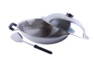 Zebra 38cm 5 Ply Chinese Wok W/Lid & Wire