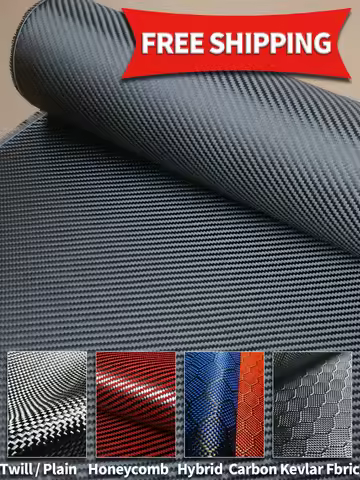 High quanlity Carbon Fiber Cloth 3K 200/240gsm Twill Plain 12K UD Fabric Honeycomb Hybrid Carbon Kev