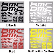 Reflective Frame Stickers Brand BMC Road Bike Mountain Cycling Sticker MTB Bicicleta Bicycle Wheels Rim Fork Decal