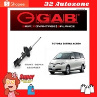 Original GAB Front Depan Absorber Premium Shock Absorber (2 pcs) for Toyota Estima ACR50