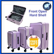 Front Opening Hard Case Luggage Expandable Luggage Durable