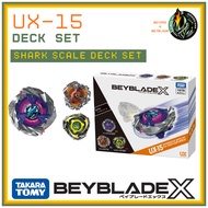 Takara Tomy Beyblade X UX15 / UX-15 Shark Scale Deck Set